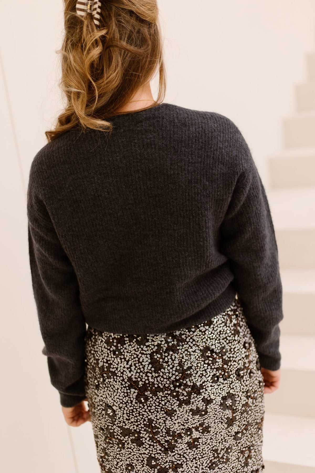 Mschbondie Hope V Pullover Inida Ink Mel - Bij Keesje - MSCH Copenhagen - Trui