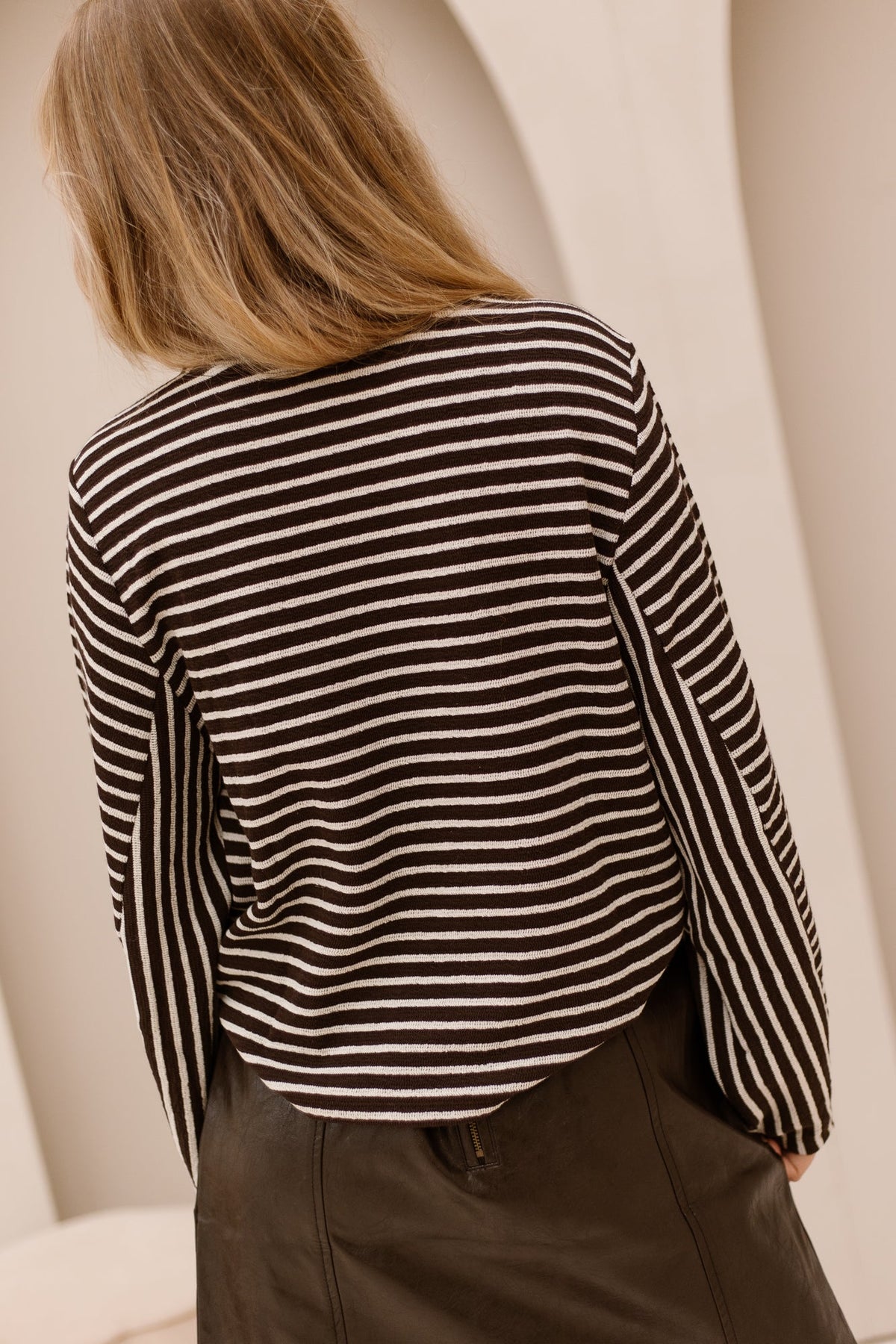 MschSofia Sweatshirt STP Mole/Oatmeal - Bij Keesje - MSCH Copenhagen - Trui