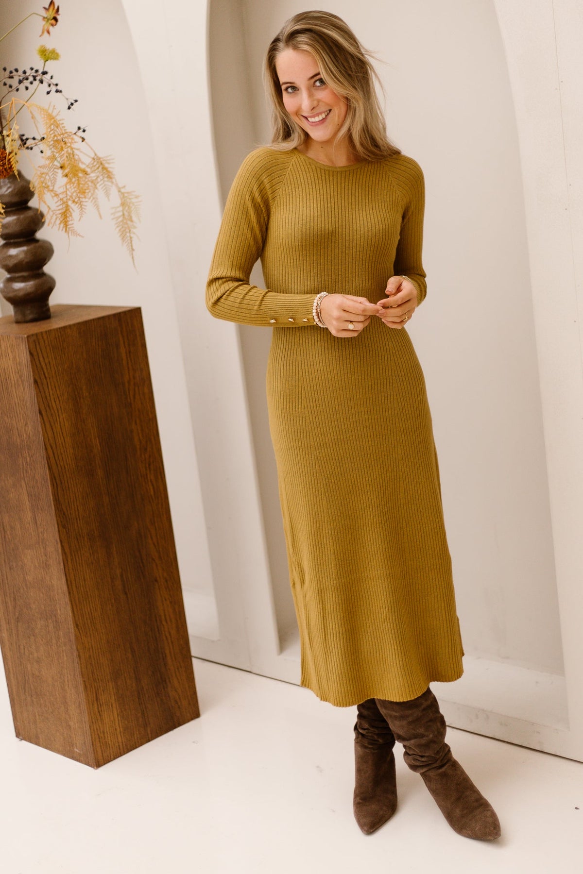 Nako dress bronze - Bij Keesje - Ange - Jurk