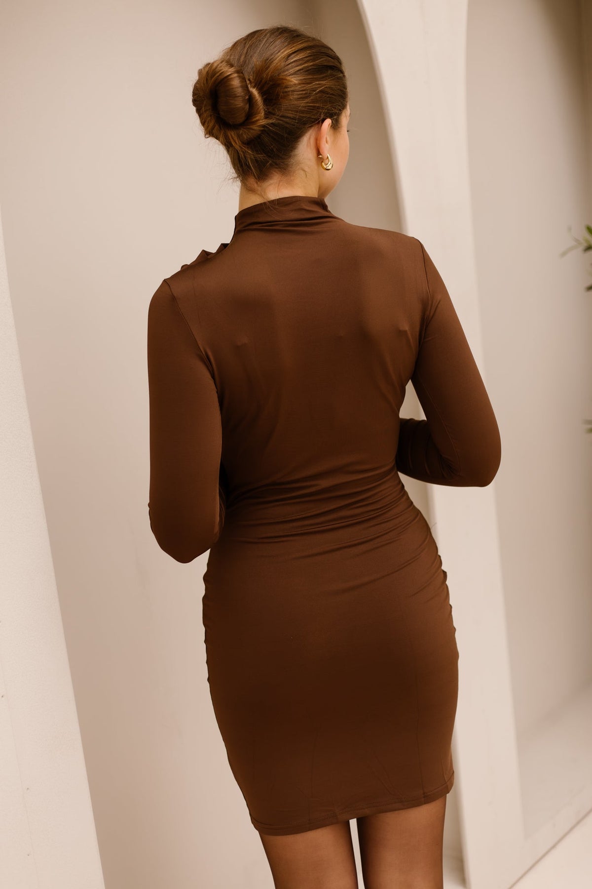 Naomy dress Coffee - Bij Keesje - Bij Keesje - Jurk