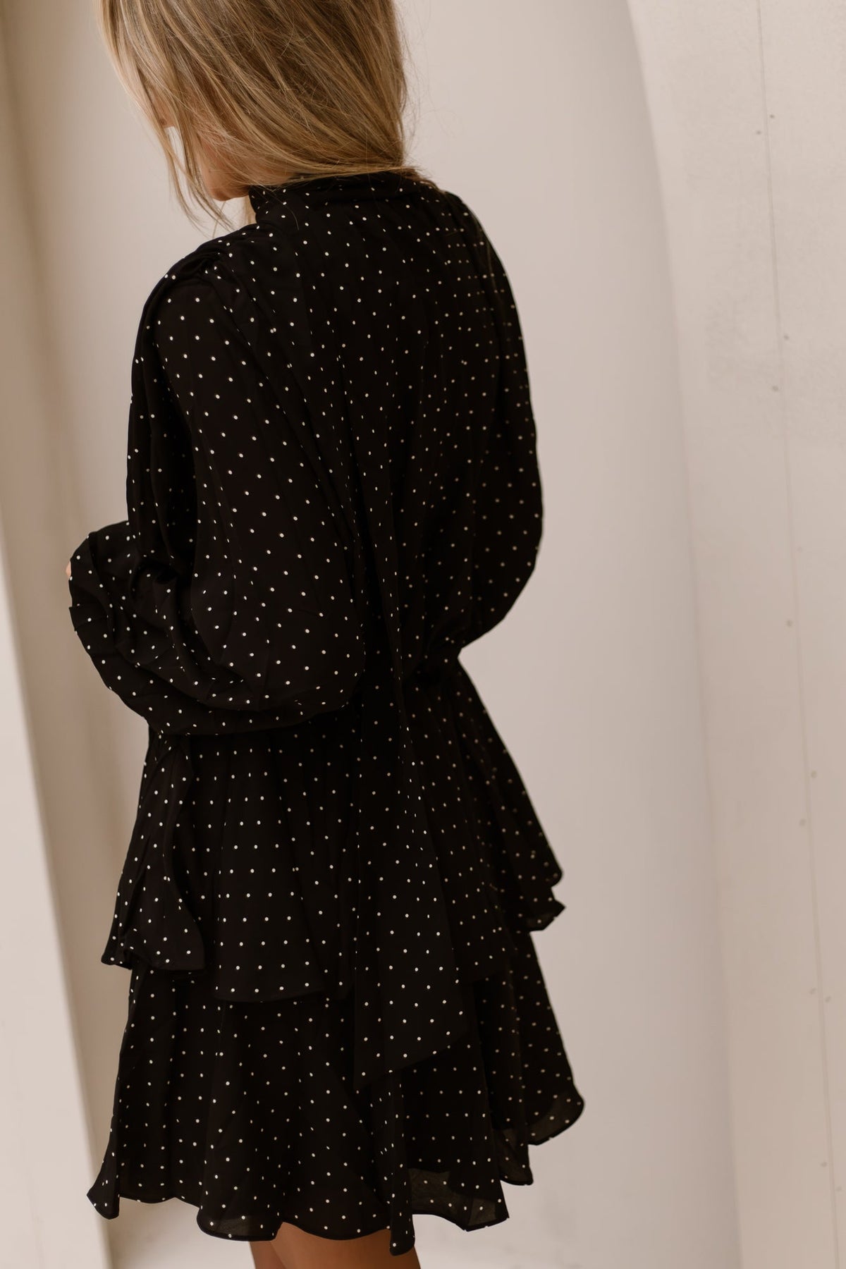 Niellie Dot dress black - Bij Keesje - Neo Noir - Jurk
