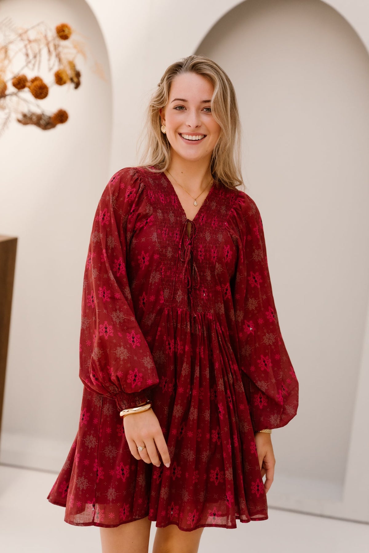 Niva Dress Tango Blush/Bright Pink - Bij Keesje - FLURESK - Jurk