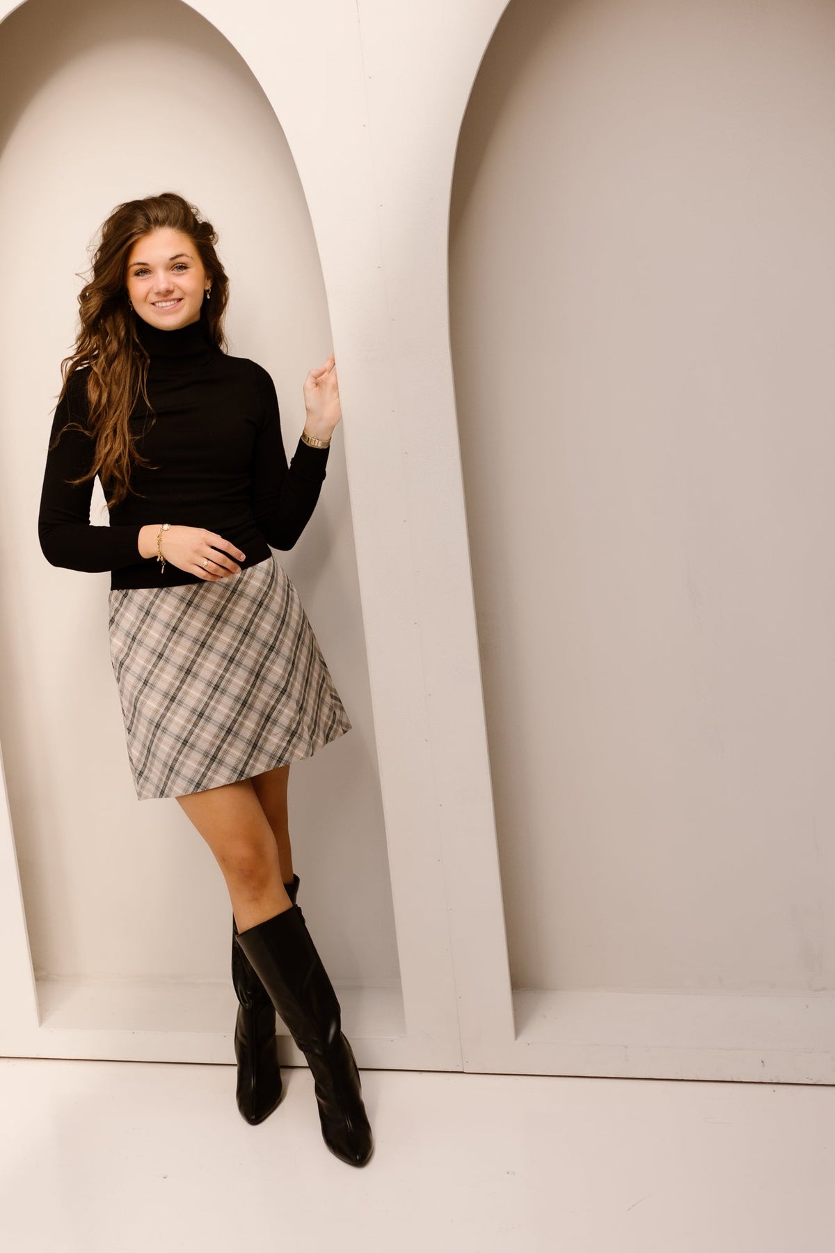Objthess Rollneck Knit Pullover Black - Bij Keesje - Object - top