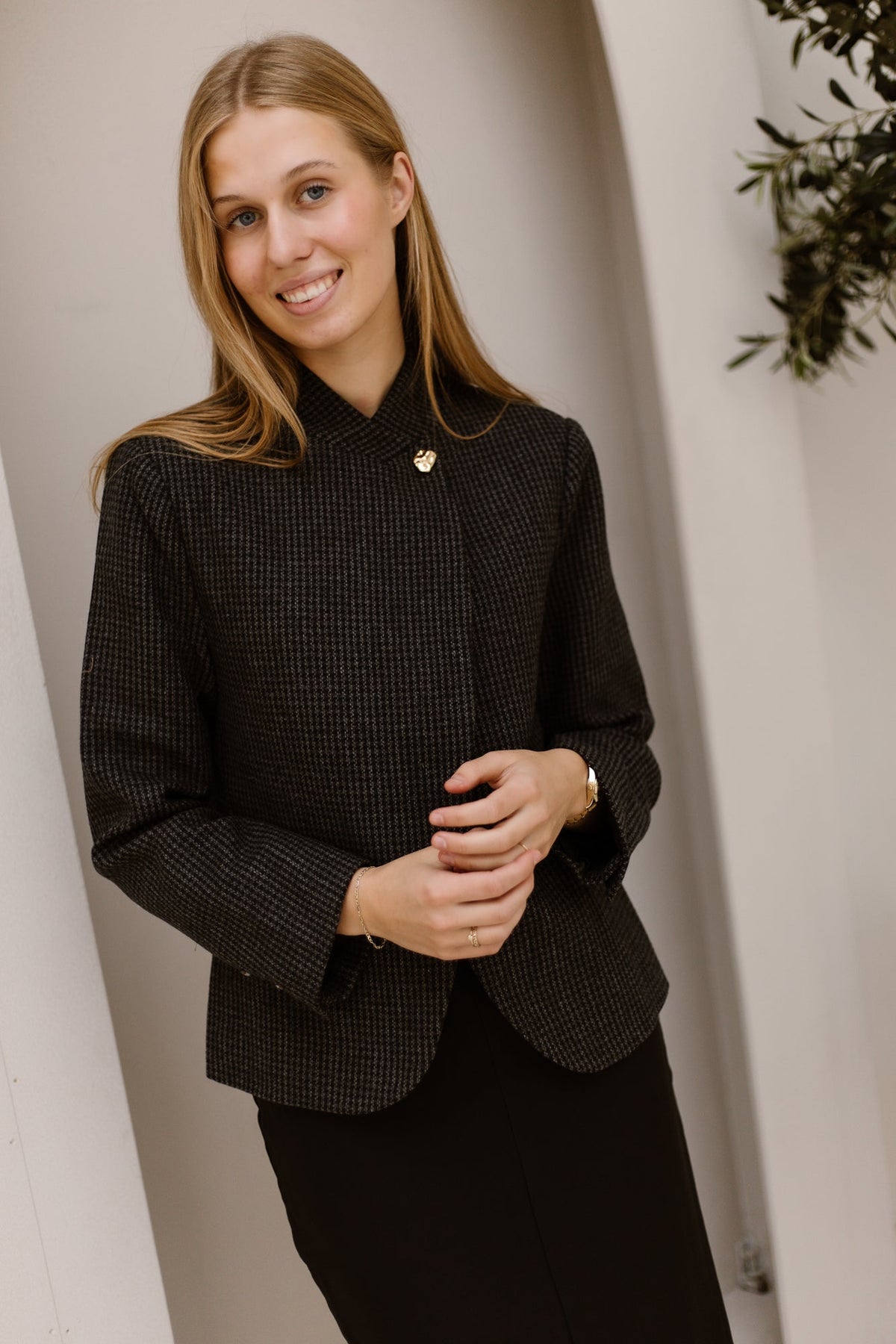 Paria check blazer - Bij Keesje - Neo Noir - Blazer