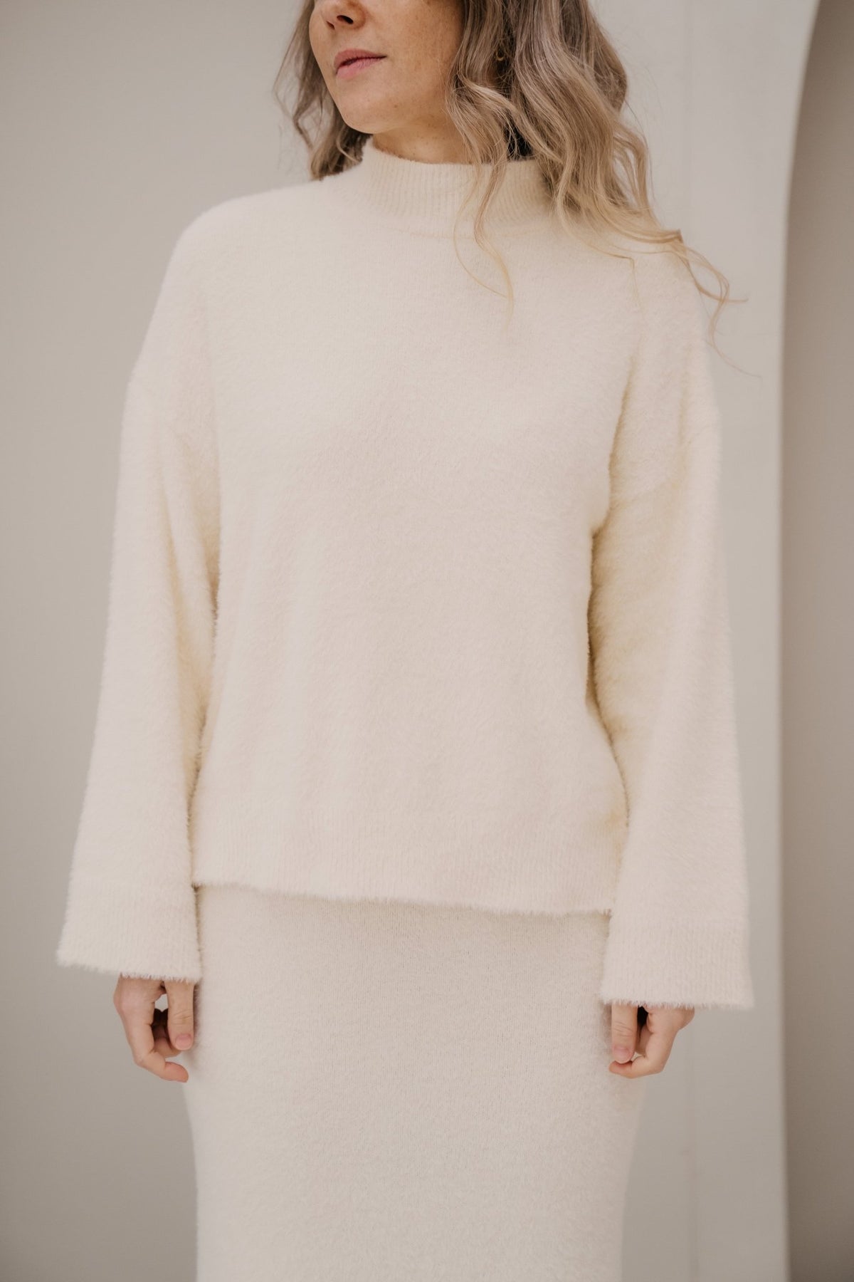 Patty knitted sweater Off-white - Bij Keesje - YDENCE - Trui