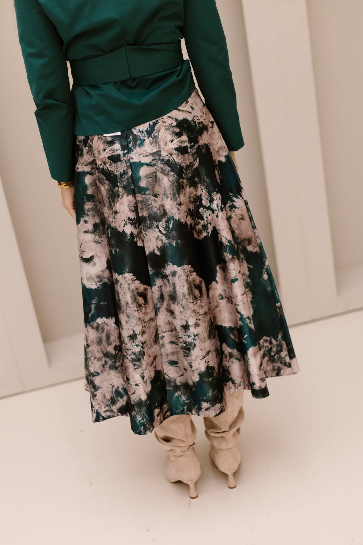 RCGonna Skirt Verde Petrolio - Bij Keesje - Rinascimento - Rok