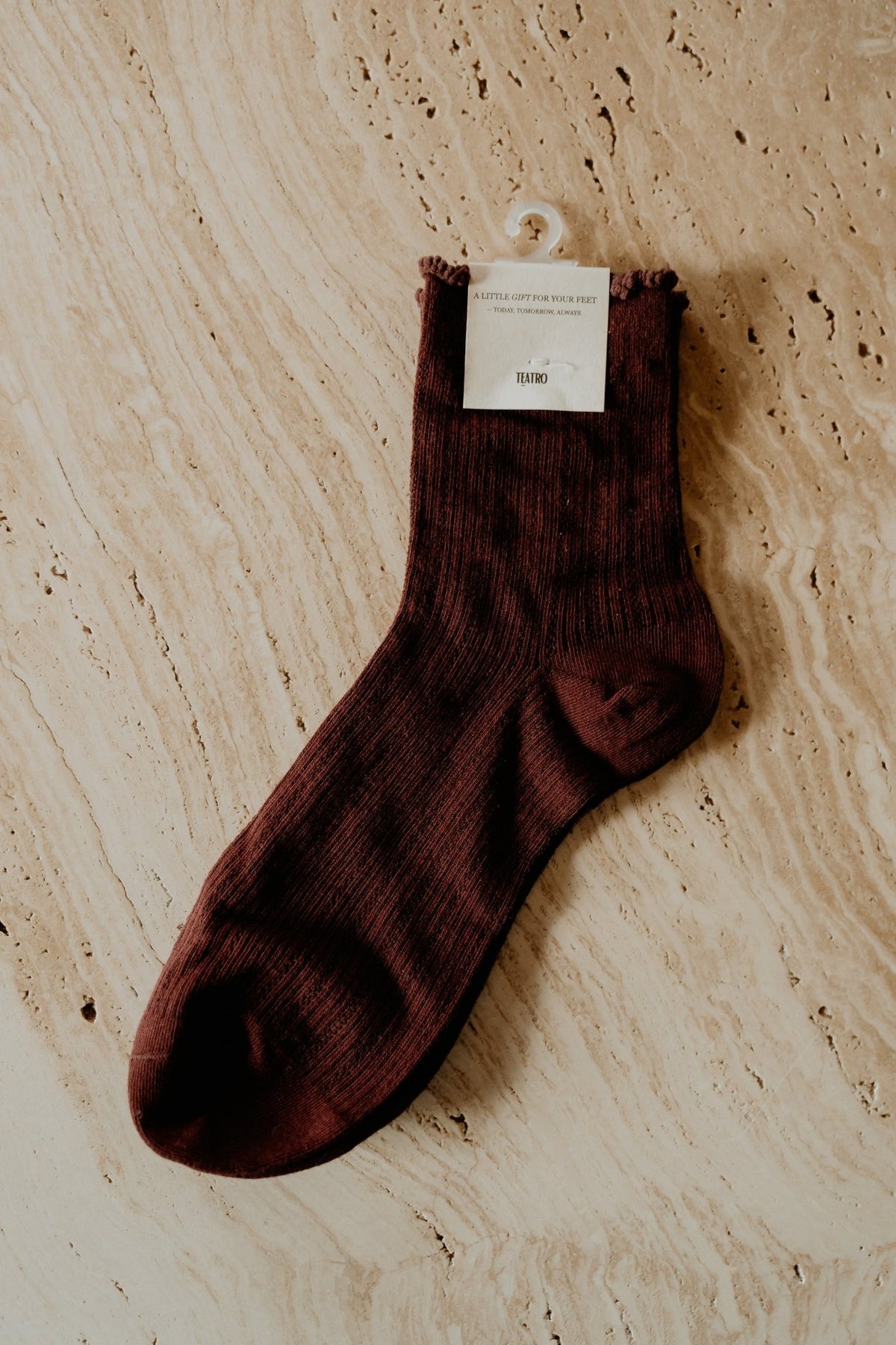 Sabine sokken bordeaux - Bij Keesje - Bij Keesje - Sok