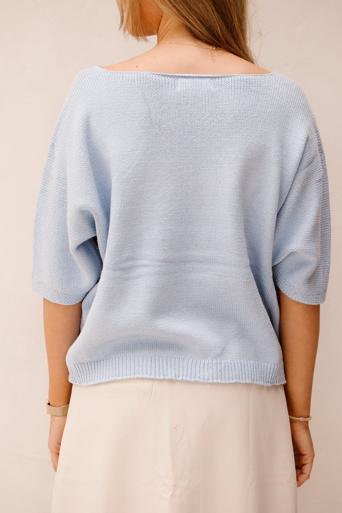 Sandra top light blue - Bij Keesje - Bij Keesje The Label - top