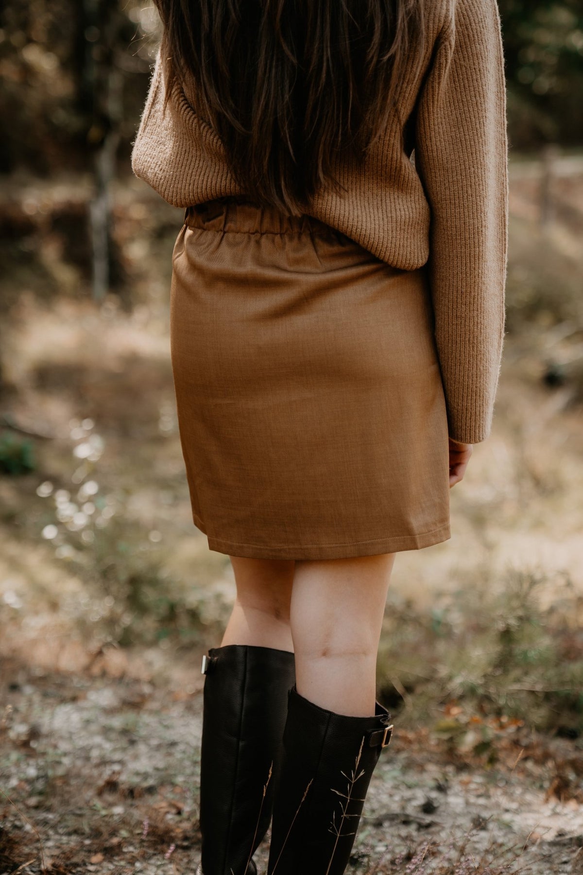 Simone Skirt Camel - Bij Keesje - Bij Keesje The Label - Rok