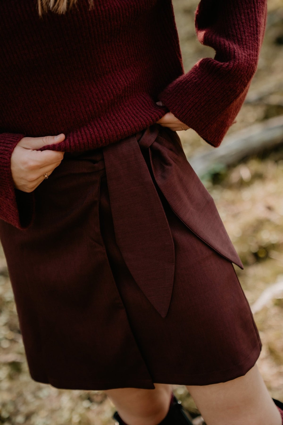 Simone Skirt Plum - Bij Keesje - Bij Keesje The Label - Rok