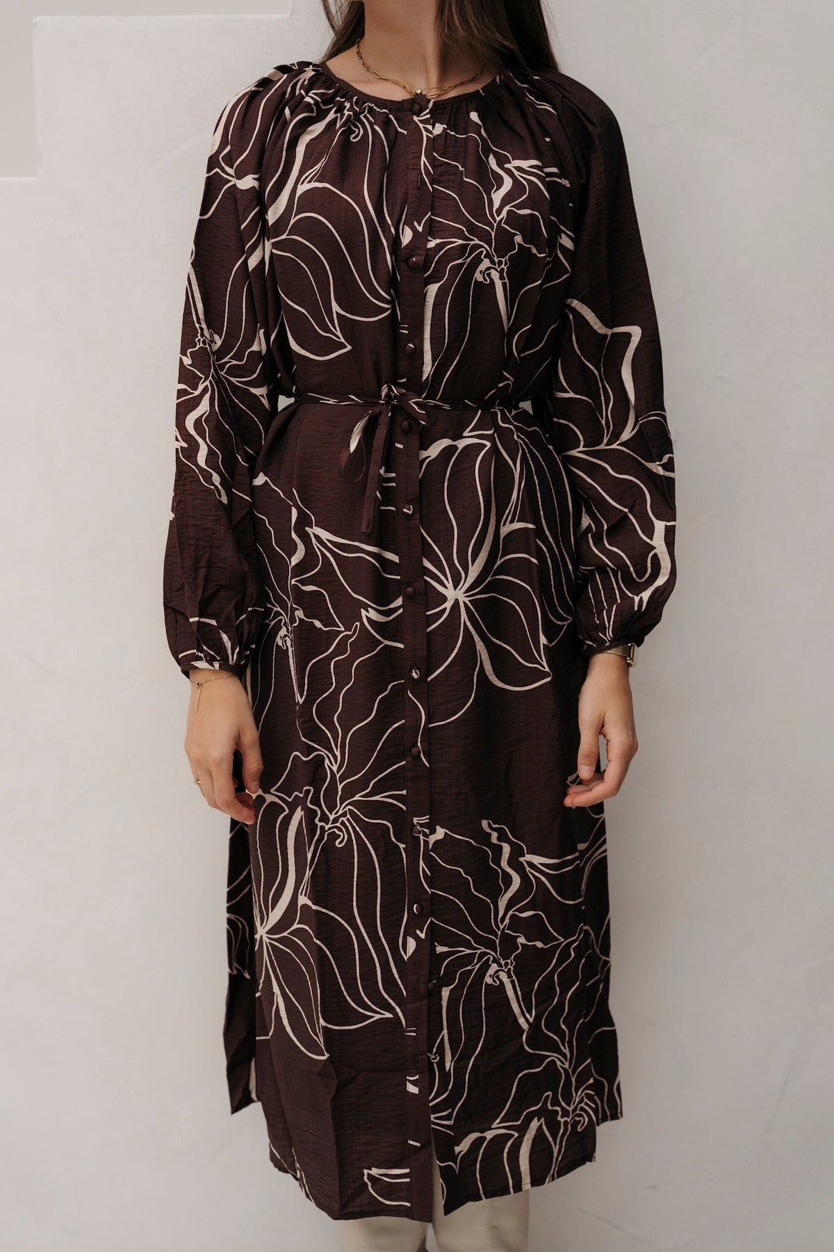SL Dress Brown/Sand 26643 - Bij Keesje - Smashed Lemon - Jurk