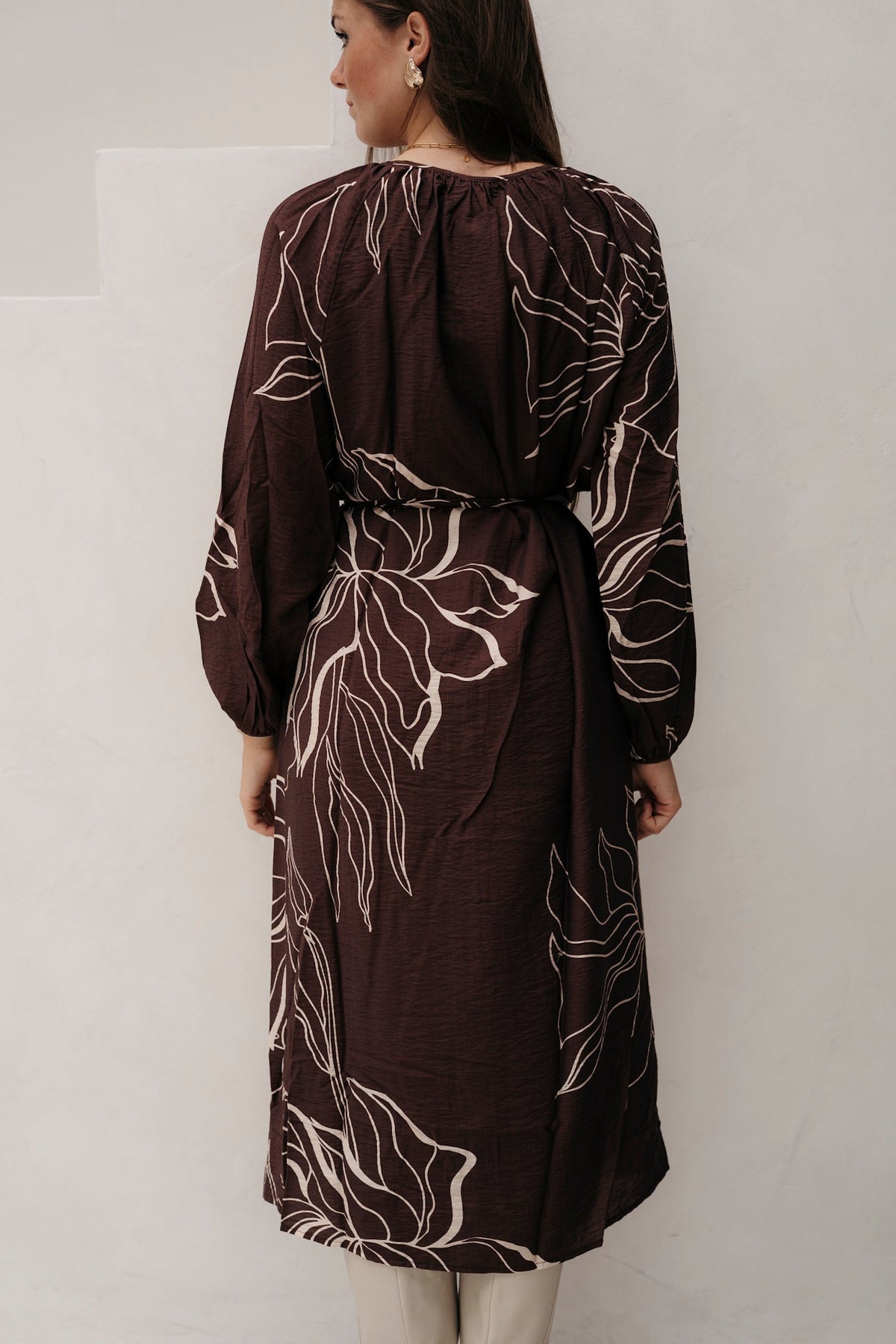 SL Dress Brown/Sand 26643 - Bij Keesje - Smashed Lemon - Jurk