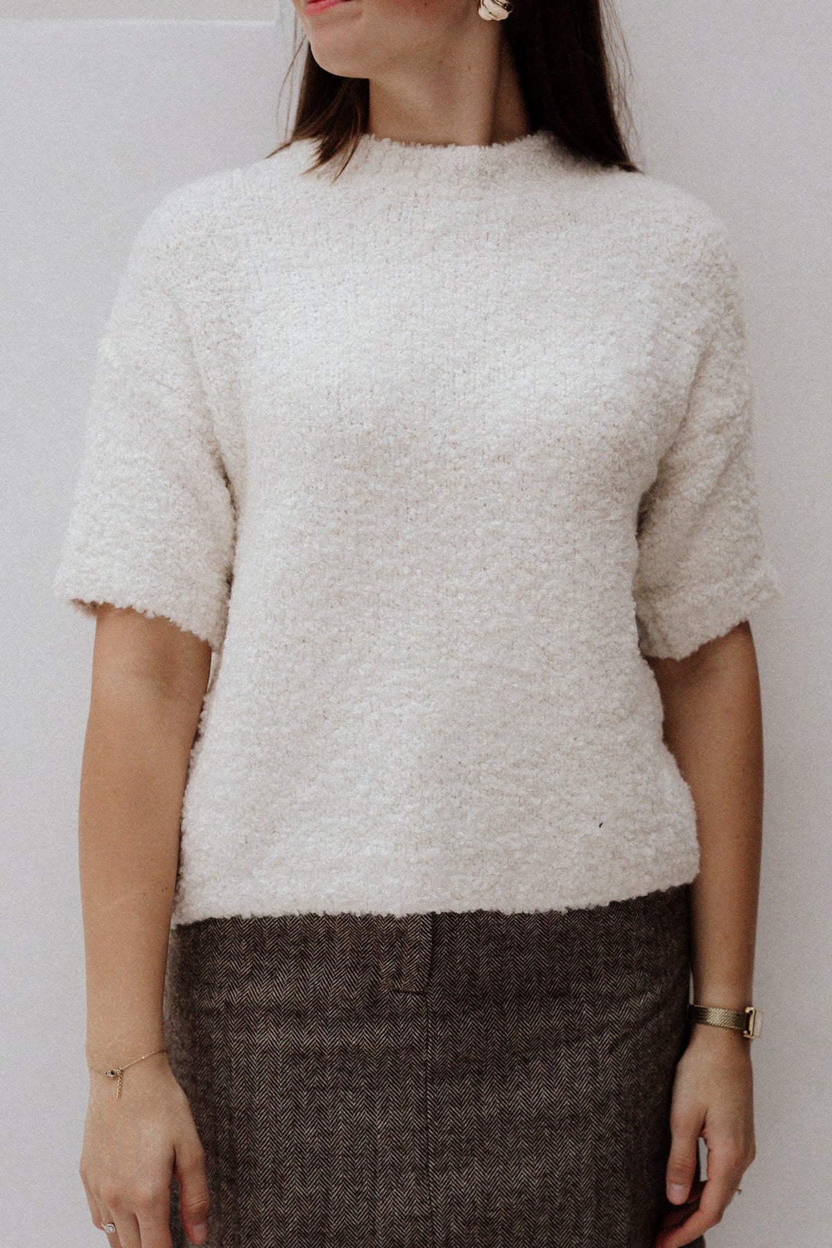 SL Knit Top Off/White 26672 - Bij Keesje - Smashed Lemon - Top