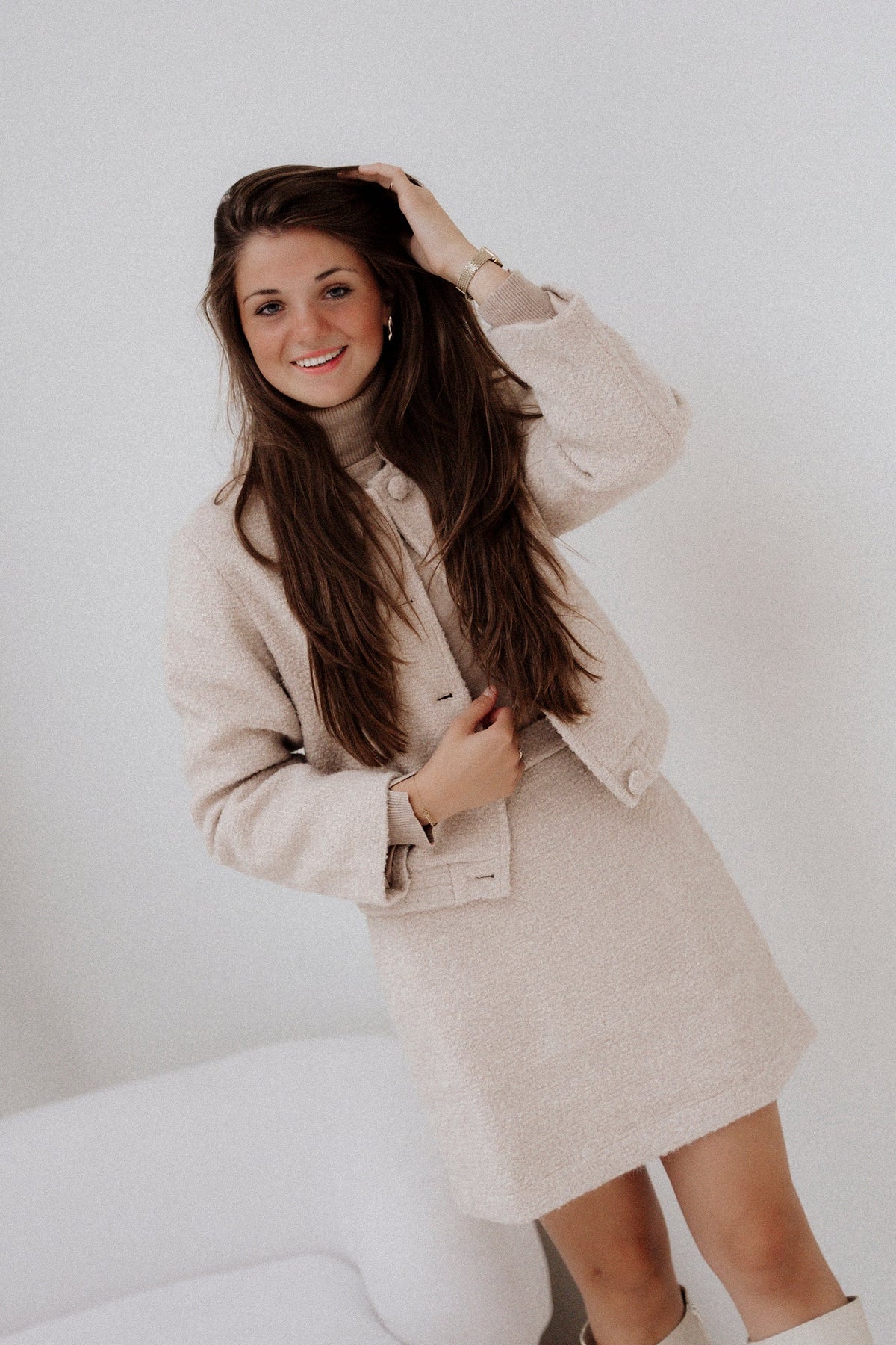 SL Skirt Sand 26596 - Bij Keesje - Smashed Lemon - Rok