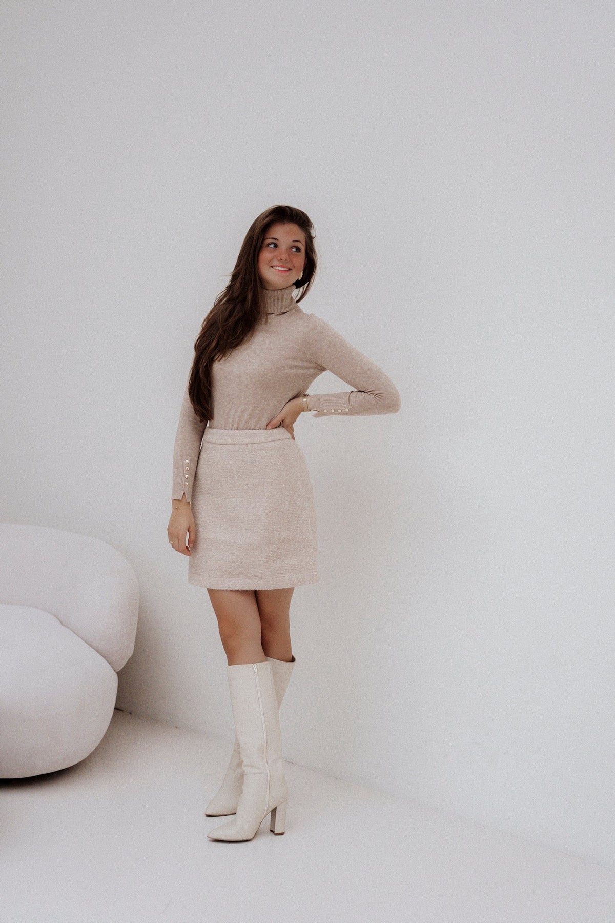 SL Skirt Sand 26596 - Bij Keesje - Smashed Lemon - Rok