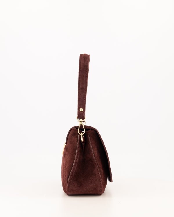 Tas Catania suede bordeaux - Bij Keesje - Bij Keesje - tas