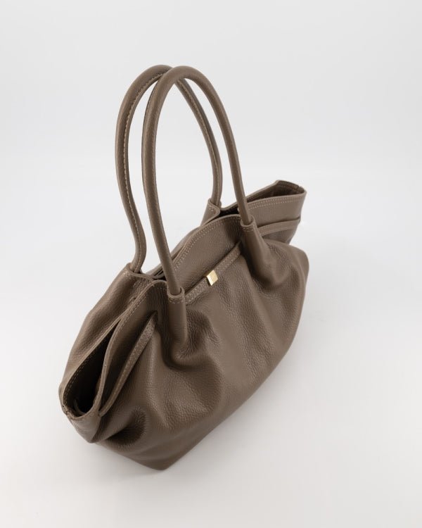 Tas Coline leer taupe - Bij Keesje - Bij Keesje - Tas