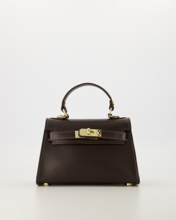 Tas Grace leer donkerbruin - Bij Keesje - Bij Keesje - Tas