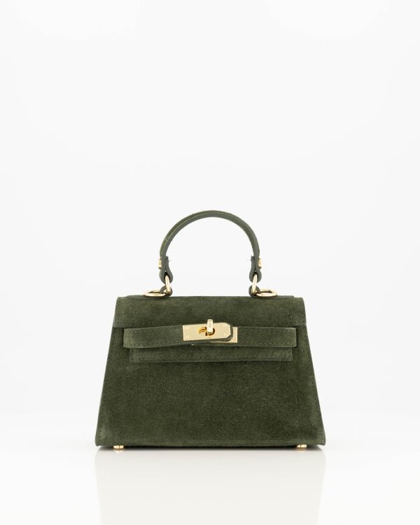 Tas Grace suede groen - Bij Keesje - Bij Keesje - Tas