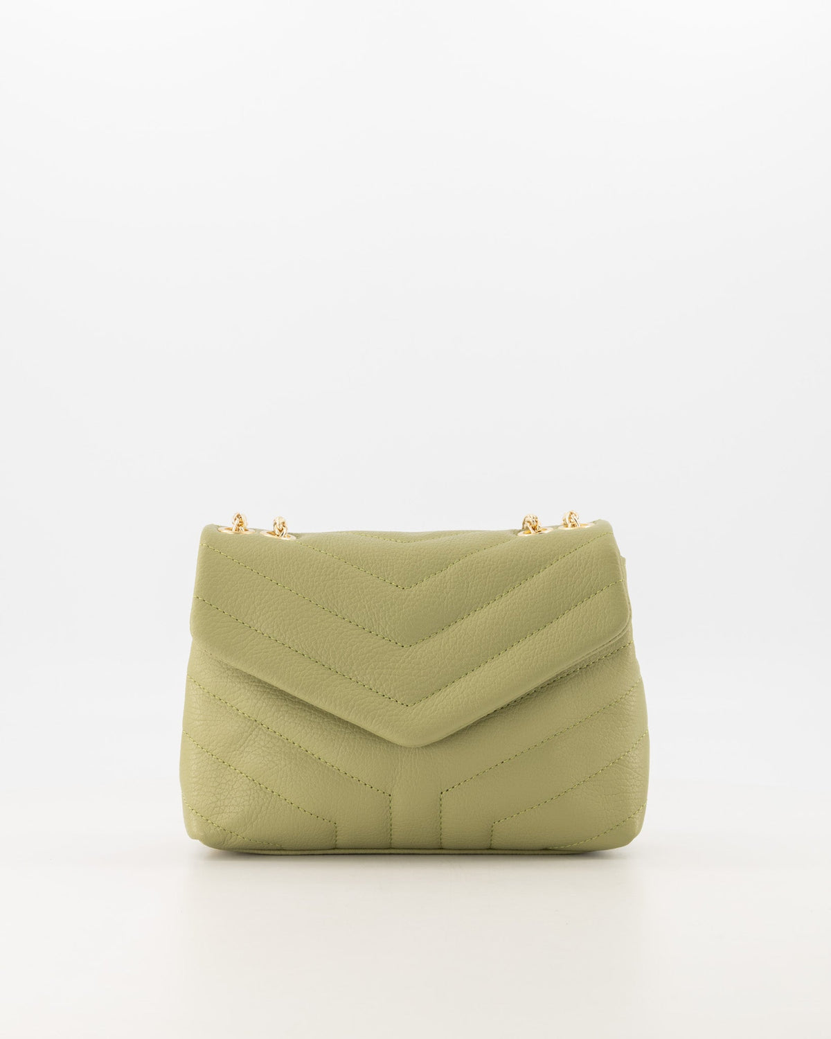 Tas Klaver leer moss green - Bij Keesje - Bij Keesje -