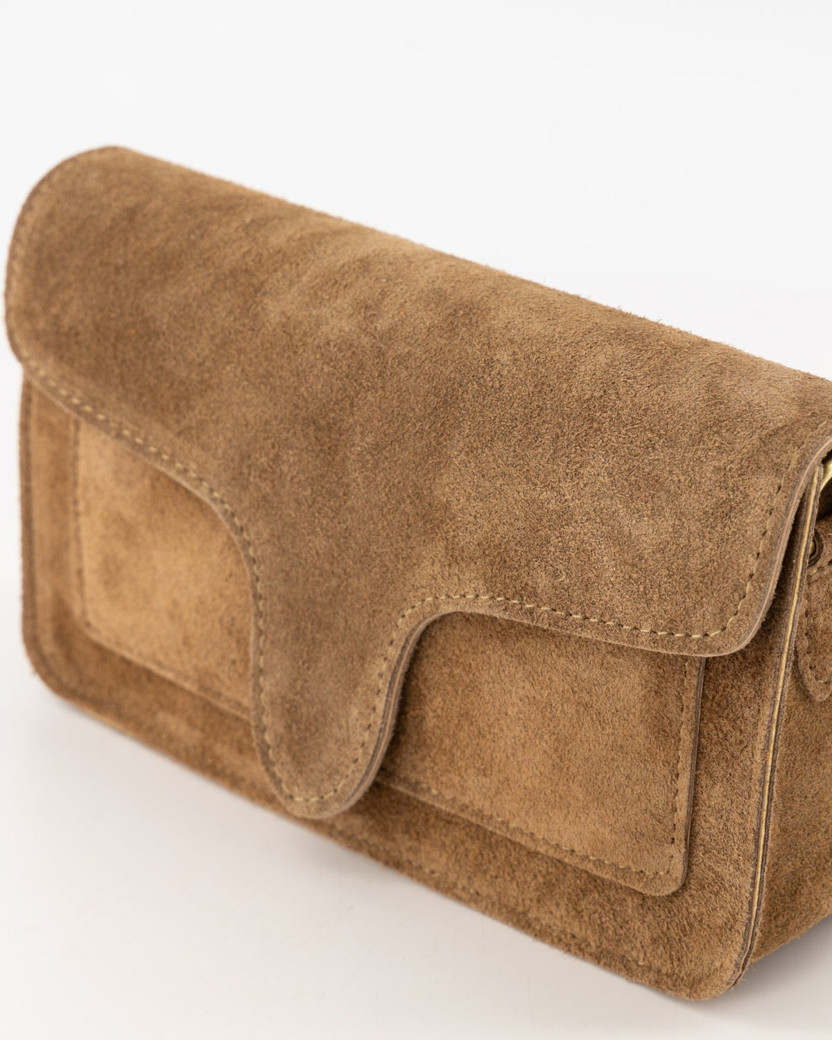 Tas Margot suede taupe - Bij Keesje - Bij Keesje - tas