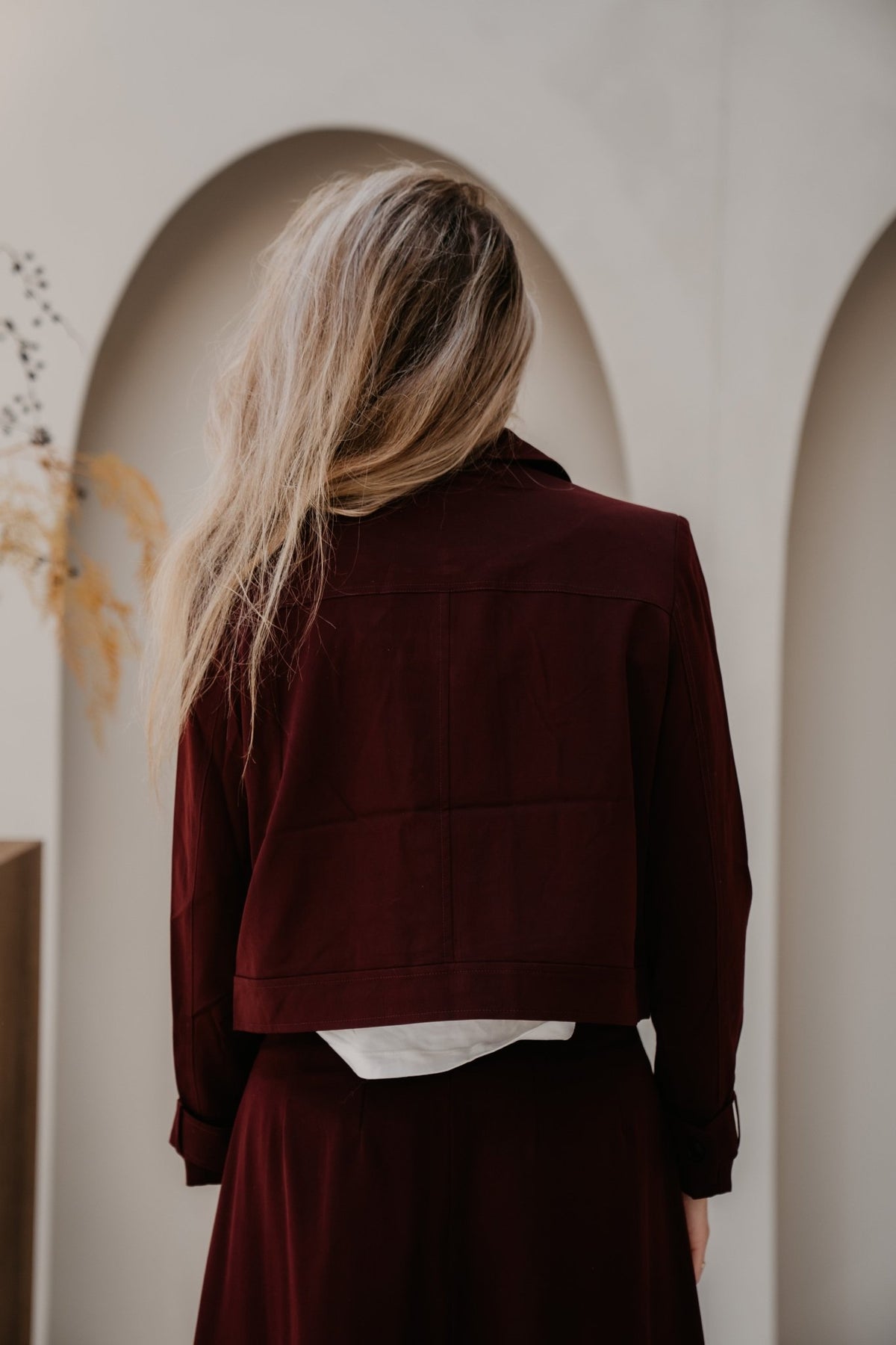 TerryCC Jacket Wine Red - Bij Keesje - Co'couture - Jas