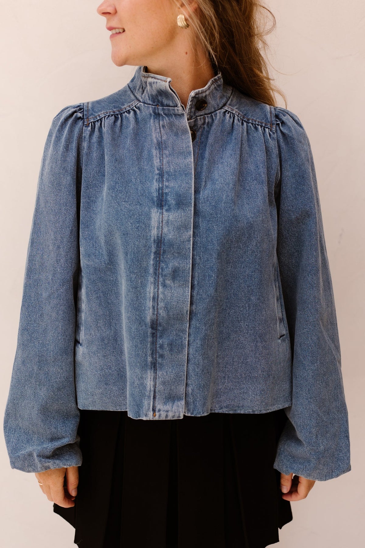 Tirsa Denim Jacket Blue - Bij Keesje - Neo Noir - Jas
