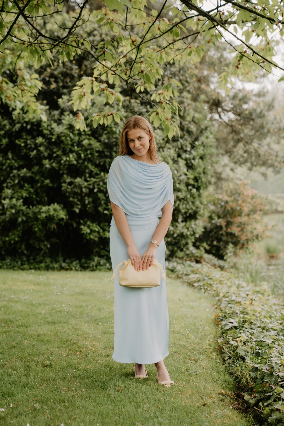 Vicky heavy sateen light blue - Bij Keesje - Neo Noir - rok