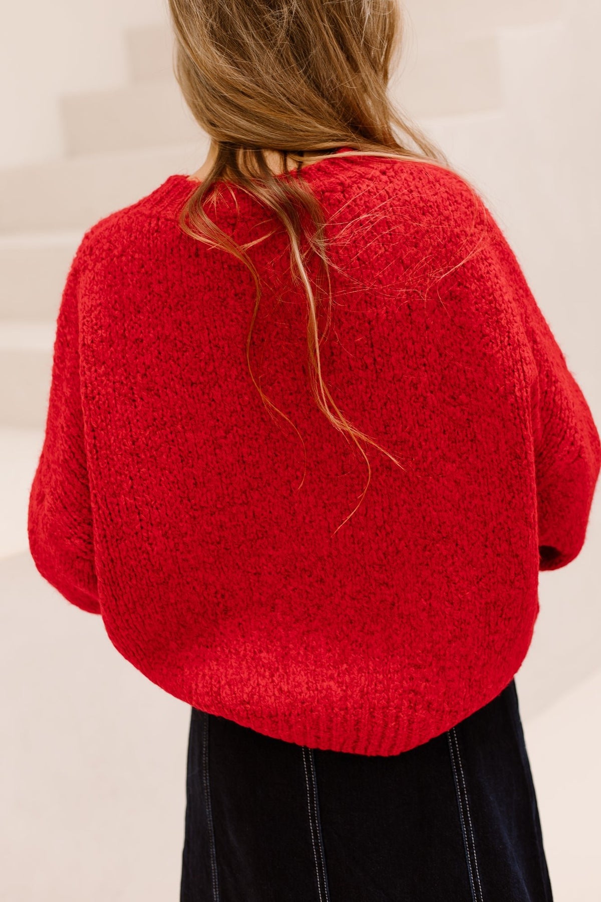 Wendy sweater red - Bij Keesje - Bij Keesje - Trui