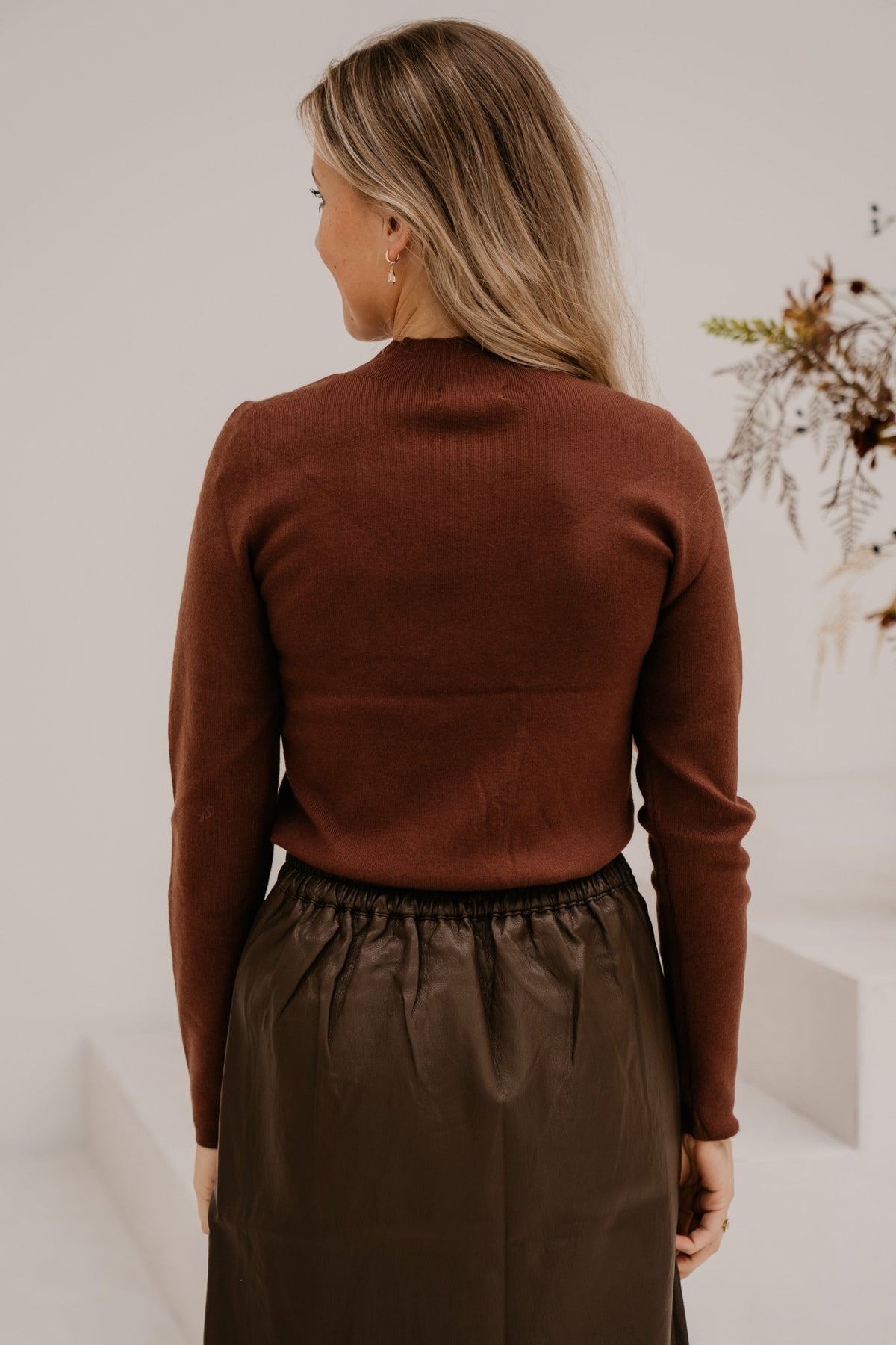 Willaine Knit Top Capuccino - Bij Keesje - G-maxx - Top