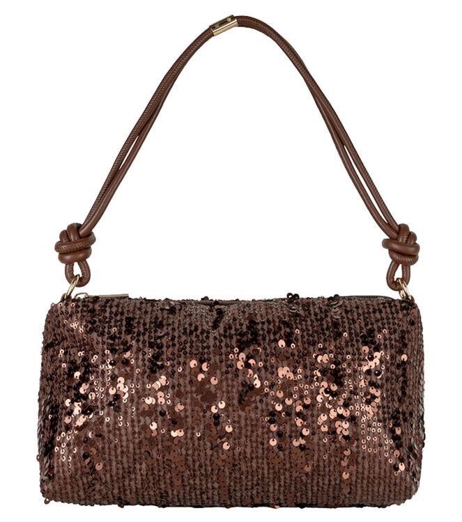 Esqualo bag sequins bruin