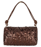 Esqualo bag sequins bruin