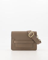 Tas Janice leer taupe