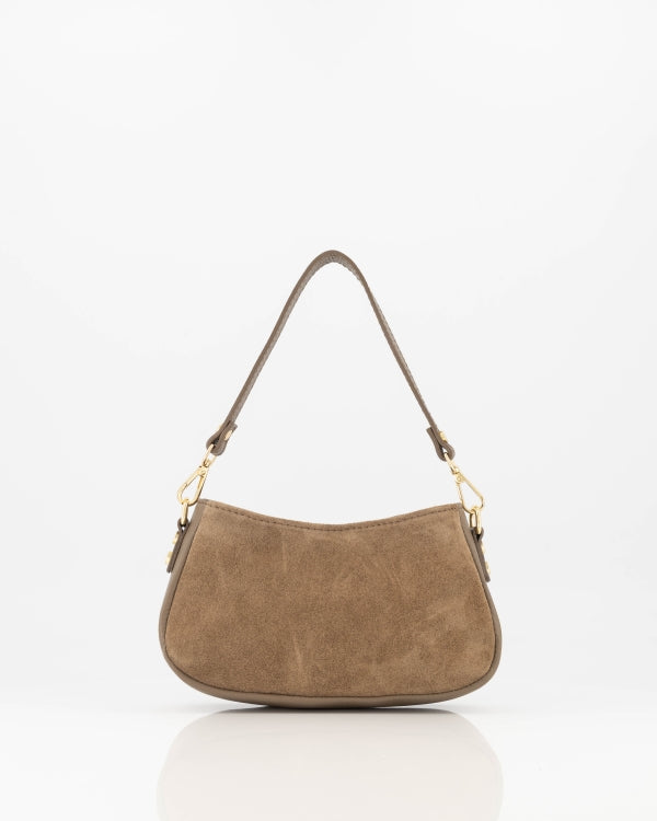 Tas Rimini suede taupe