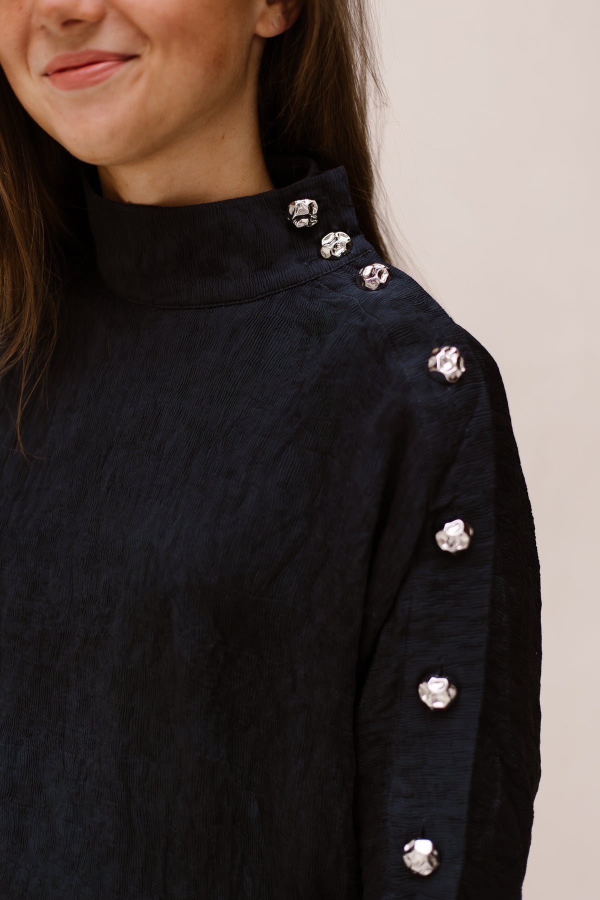 CamelloCC Knopfbluse Marine
