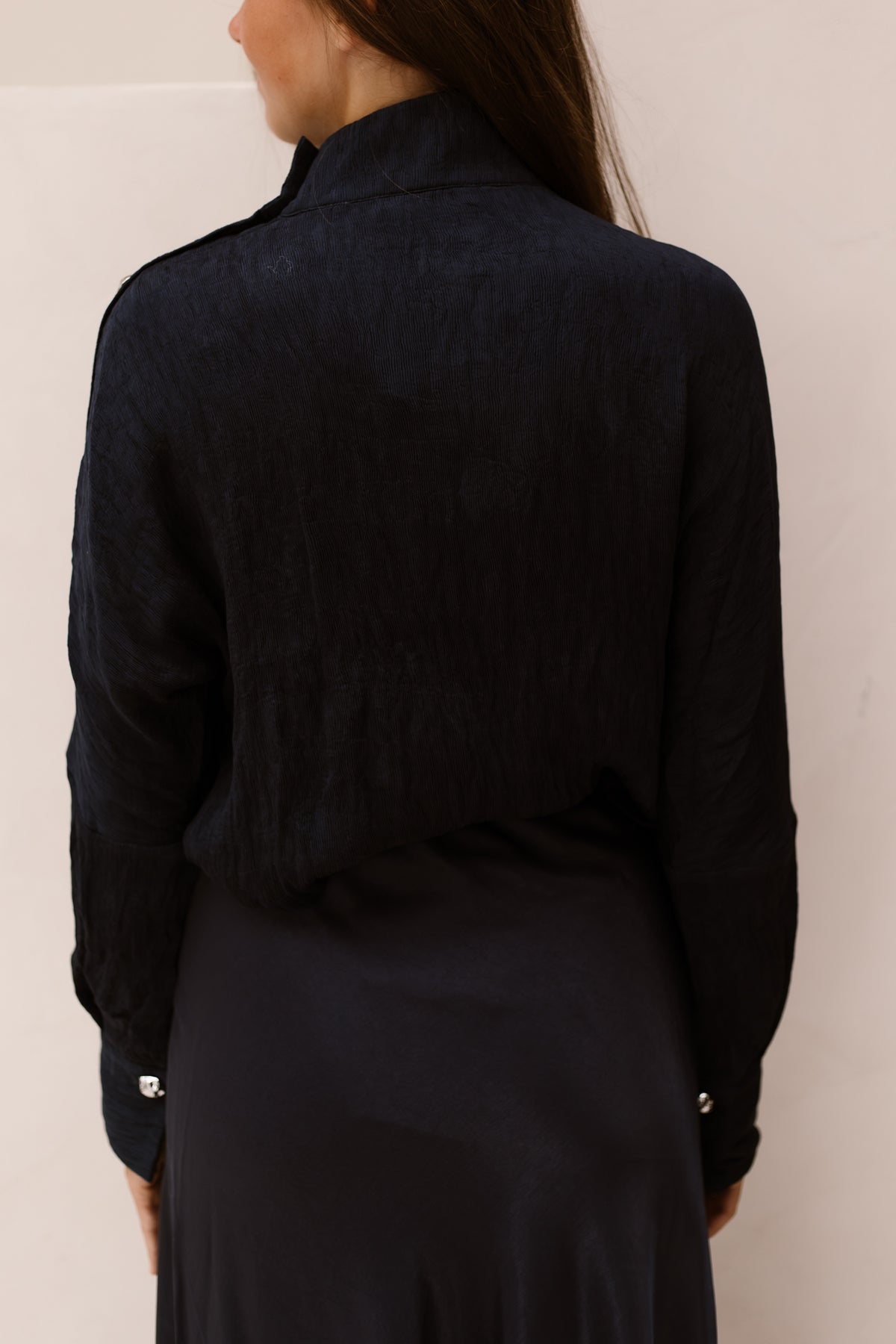 CamelloCC Knopfbluse Marine