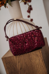 Esqualo bag sequins bordeaux