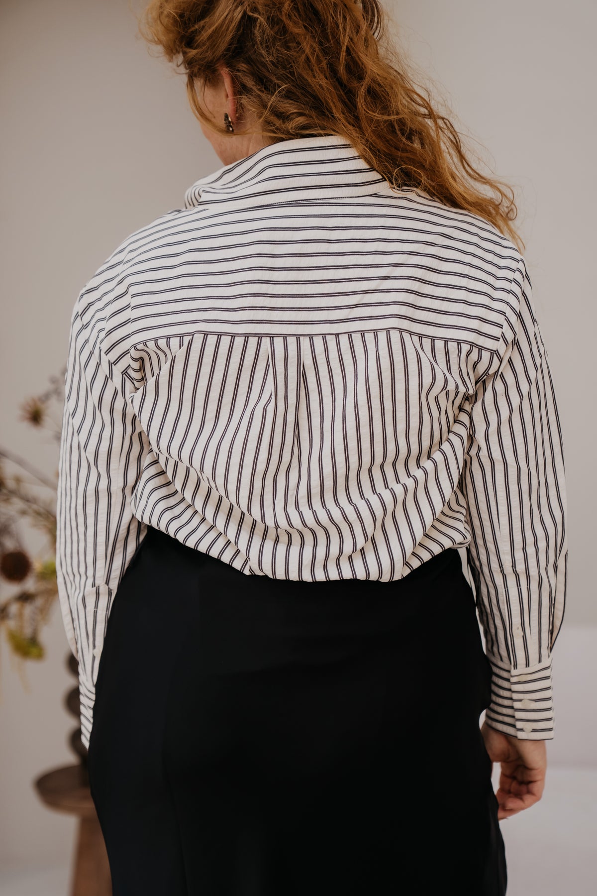 AndyCC stripe Pocket shirt black