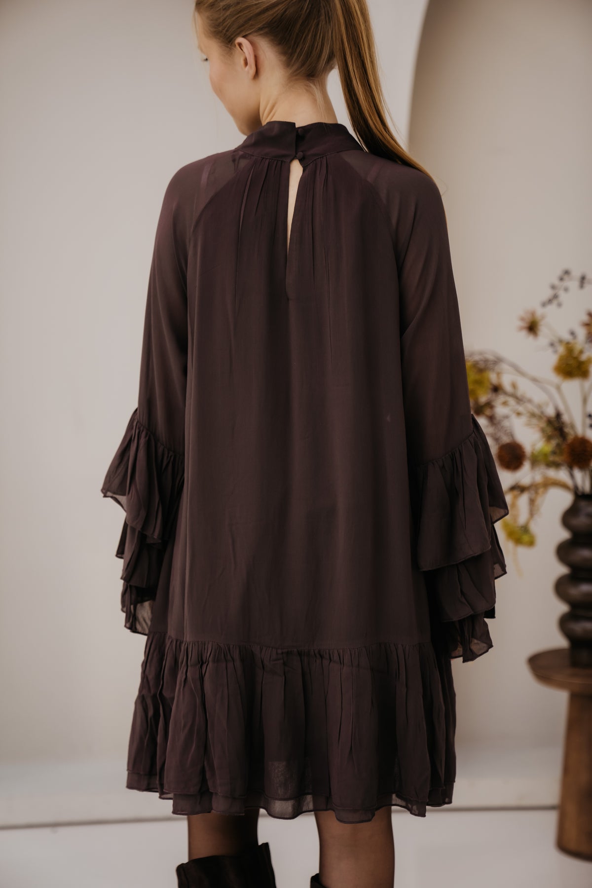 Lavanna dress chocolate