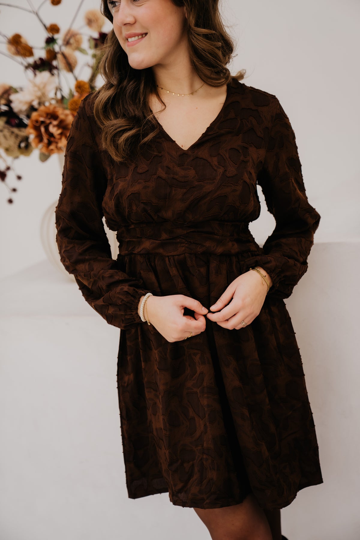 Cristel dress brown