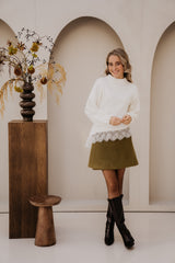 Objmandi mini SKirt Martini olive