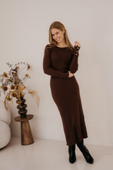Naka dress brown