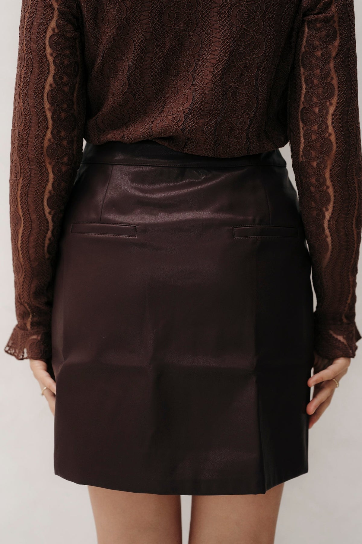 Alana Skirt Aubergine - Bij Keesje - YDENCE - Rok