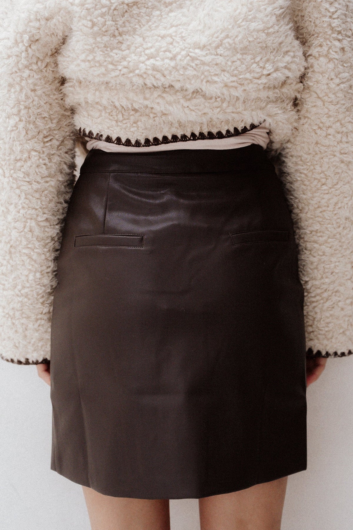 Alana Skirt Dark Brown - Bij Keesje - YDENCE - Rok