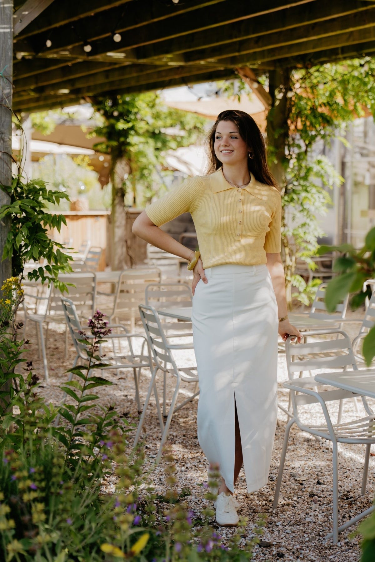 Anne Top Yellow - Bij Keesje - Bij Keesje The Label - Top