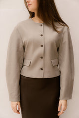 Aranti Structure Curve Jacket Warm Grey