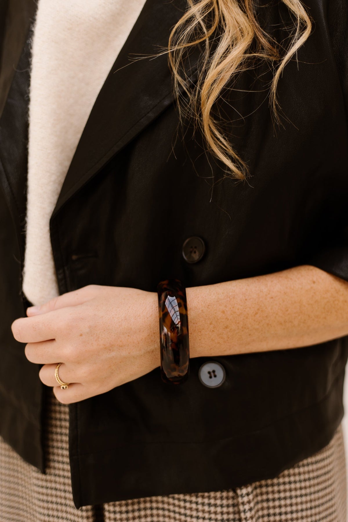 Armband Luipaard Donkerbruin 297011 - Bij Keesje - Bij Keesje - Armband