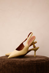 Aruba slingback yellow - Bij Keesje - Bij Keesje - Schoenen