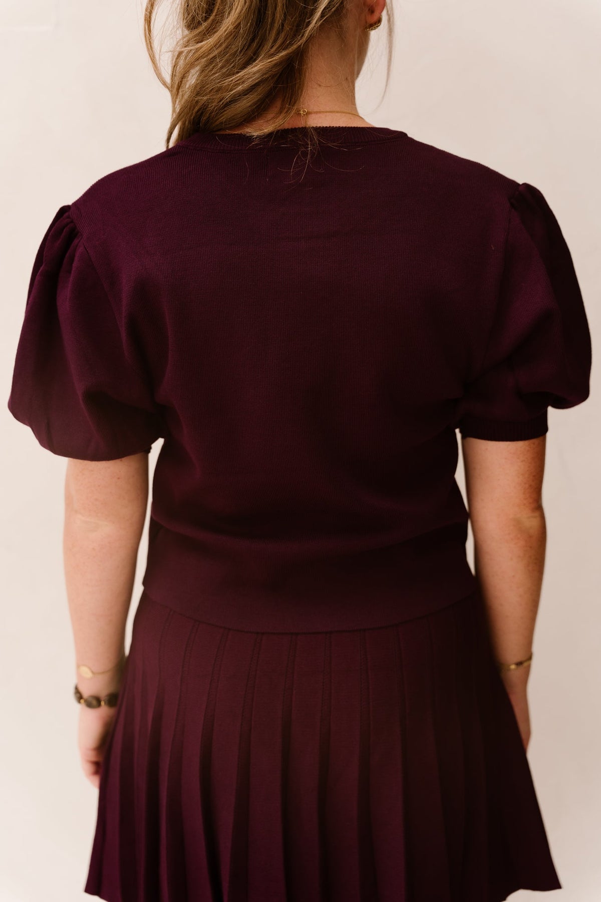 Beatrix top Pofmouw Burgundy - Bij Keesje - Bij Keesje - Top