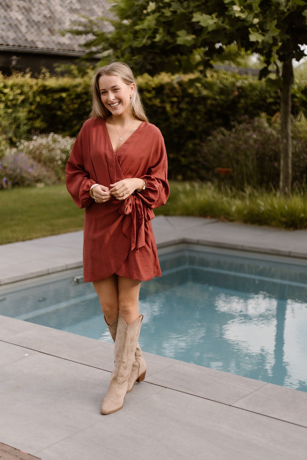Bobbi dress terra - Bij Keesje - Bij Keesje - Jurk